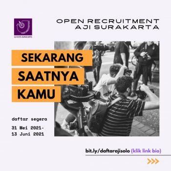 Open recruitment calon anggota AJI Surakarta / AJI Solo 2021